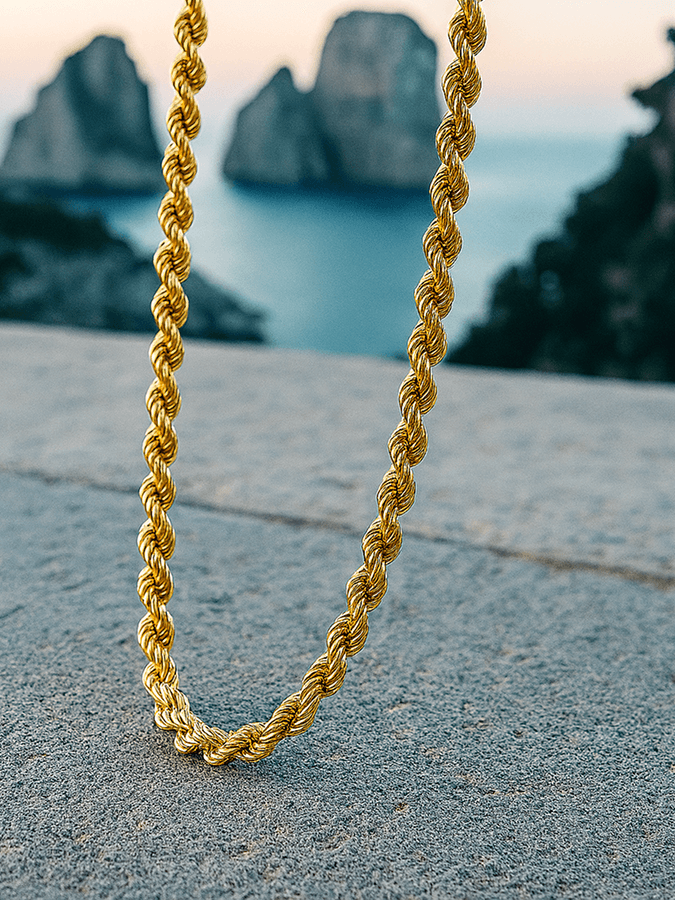 Gold Twist Necklace
